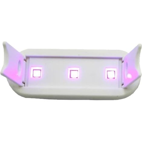 Lampe de polymérisation UV à 3 LED, Lampe de polymérisation UV Pliable, Interface de Type C, Lampe de polymérisation ultraviolette DC5V 6W (1/5)