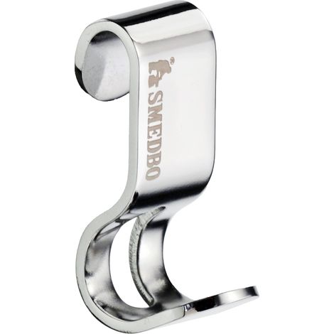 Smedbo SIDELINE - Haken für Smedbo Seifenkörbe, 2 Stück, in Edelstahl verchromt DK2100 (1/3)