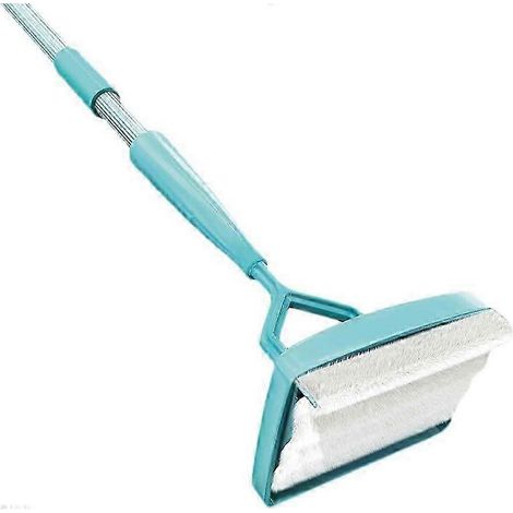 Nettoyeur de plinthes AURA avec manche à balai + 2 têtes de balai lavables, nettoyeur de carrelage L135 (1/5)
