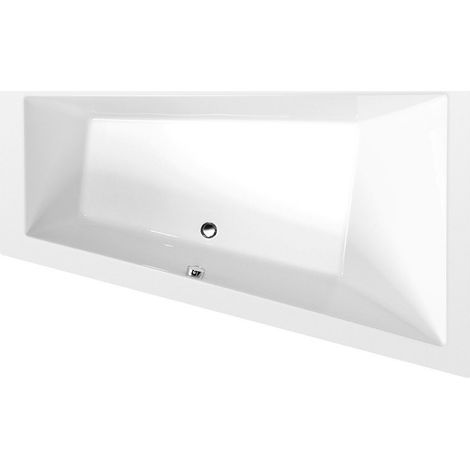 Polysan - Baignoire asymétrique TRIANGL R, 180x120x50 cm, à droite, blanc 20611