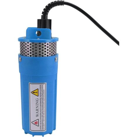 Submersible pump, corrosion-resistant housing, 6.5 L deep well water pump, 230-foot lift for irrigation, Blue (1/5)