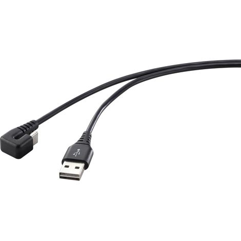 Renkforce Câble USB USB 2.0 USB-C® mâle, USB-A mâle 1.00 m noir RF-4609276 (1/5)