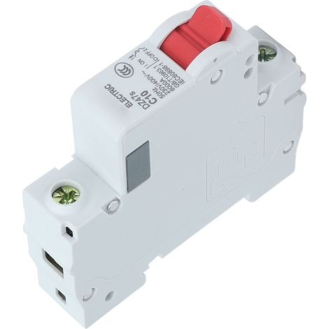 Disjoncteur miniature professionnel monophasé pour montage sur rail DIN 10 A 230 V/400 V DZ47s C10 (1/5)