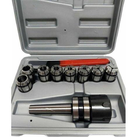 Trade Shop - Portapinzas Para Torno Fresador Cm4 Con 8 Portapinzas M10 Mt4 - (1/5)