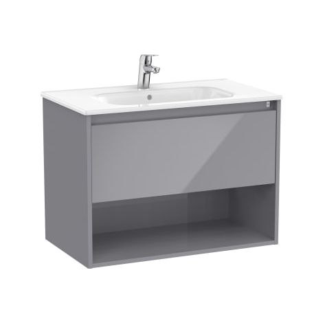 MUEBLE UNIK TENOR 800MM UN CJN.ESTAN.ABTO.PARTE INF.LAV.GR BRILL.