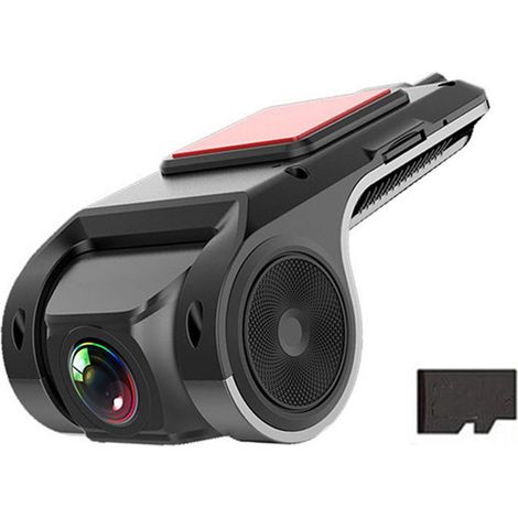 USB Car DVR Camera Video Recorder, Loop Recording ADAS Drive Assistance Video Recorder, Night Vision Full HD Dash Camera Car Driving Recorder (1/5)