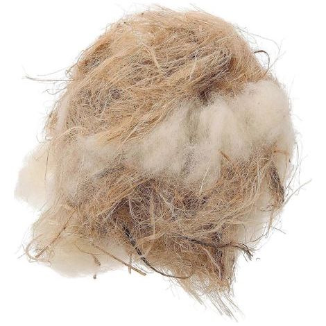 Materialpaket zum Bau eines Vogelnestes – Zubehör für den Nestbau – DIY-Set – 18,00 x 11,00 x 6,00 cm (1/4)
