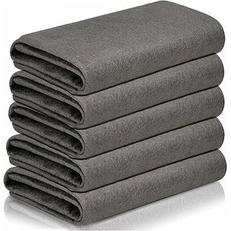 5Pcs Magic Cloth, Thickened Magic Cleaning Cloth, Professional Traceless Window Cloth, Reusable Traceless Microfiber Window Cleaning Cloth (1/4)