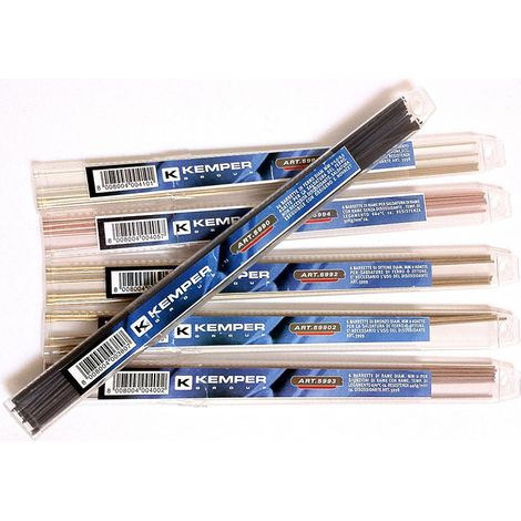 Bacchette per Saldatura Ferro e Acciaio 25 cm 6 Pz Kemper