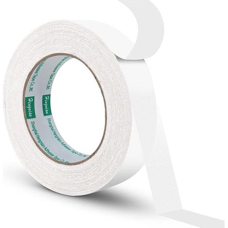flintronic Double Sided Tape, 2 Roll Extra Strong Clear Adhesive Tape for Carpets, Carpets, PVC Flooring, Photo Decorations, Envelopes (10mm x 10m x 2 Roll) (1/3)