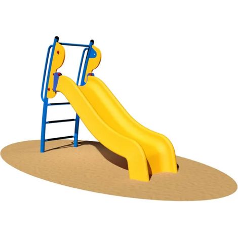 Scivolo Maignan Giochipark H195 o 275cm in polietilene e scala in metallo - Scivolo H 195cm