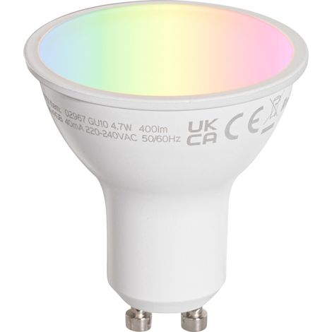 Smart GU10 50mm LED-Glühbirne Klar 4,7W 400 lm 2200-4000K