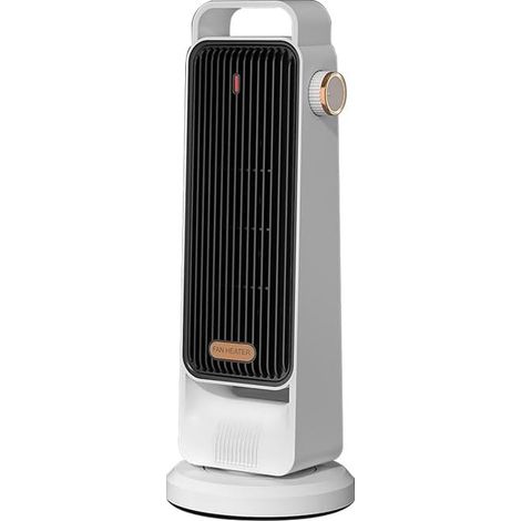 Tragbarer elektrischer Heizlüfter mit Thermostat, 1800 W/800 W, PTC-Keramik, schnelles Aufheizen, kleiner Heizlüfter mit Heiz- und Lüftermodus, geeignet für Schlafzimmer, Büro und Innenräume.
