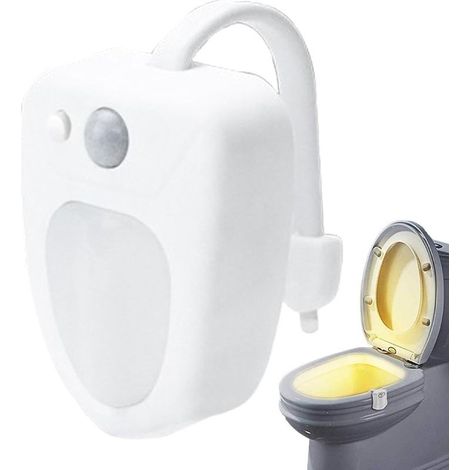 Toilet light with motion sensor, toilet light, toilet night light, color-changing toilet light, 16-color LED night light (1/5)