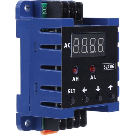 Ampèremètre Numérique SZC06 avec Relais et Alarme - Mesure Courant AC/DC 0.3-50A, Alimentation 8-35V (1/5)