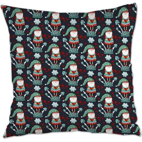 Housse de coussin 45x45 cm carrée résistant aux tachespour canapé lit chaise décoratif de ferme la saint-valentin (1/5)
