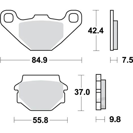 Pastillas de freno TRW MCB523