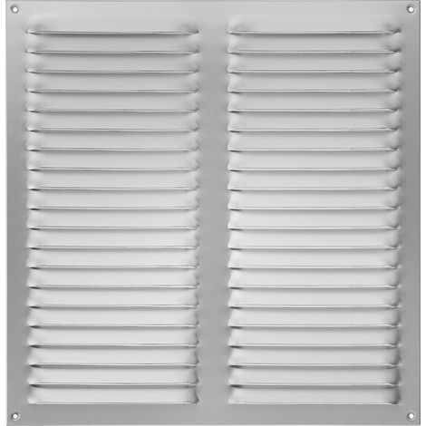 Upmann protezione dalle intemperie Griglia in alluminio anodizzato con zanzariera, 300 X 300 mm, 1 pezzi, 54604