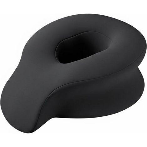 Beauty Salon Pillow, Face Cushion, Headrest, Memory Foam Mattress, Ergonomic Design, Hollowed-Out Center, Shoulder and Neck Relief, Black, Four Seasons (1/5)