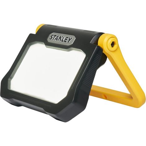 Stanley Work Light Yellow, Black Rechargeable 12W LED Foldable IP54 Floodlight (1/5)