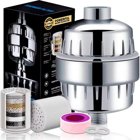 Filtre de douche purificateur d'eau à haut débit FILPUR