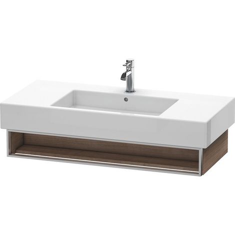 Mobile Vanity Duravit Vero Vanity 6014 a parete, con 1 vano aperto incl. portasalviette, 1000mm, Colore (anteriore/corpo): Ciliegio del Ticino - VE601407373