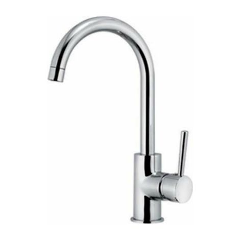 Miscelatore monocomando lavello bocca girevole ad "u" linea epic rubinetteria ma