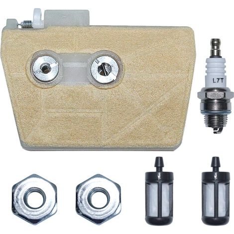 Kit filtre à air, carburant, barre, écrou et bougie pour tronçonneuse Stihl 038 MS380 MS381 Remplacer 1119 120 1607 (1/5)