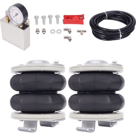 Maxpeedingrods – Kit suspension pneumatique avec compresseur pour Peugeot Boxer 1994-2024 – Chargement 4000kg – Arrière gauche et droite – Installation boulonnée