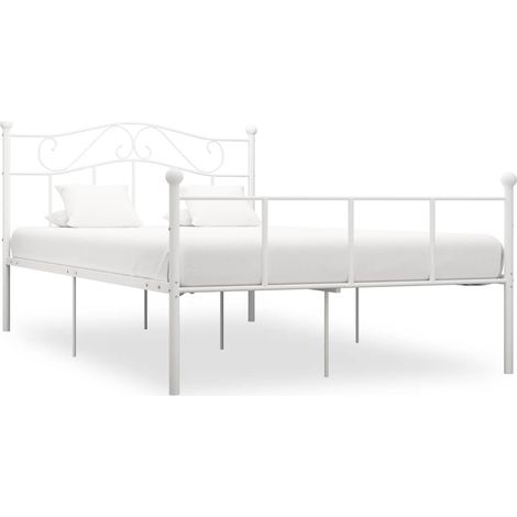 Maison Exclusive - Giroletto Bianco in Metallo 140x200 cm (1/5)