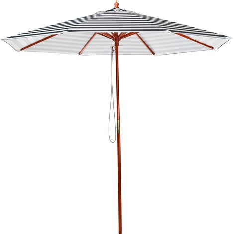 Marktschirm 260 cm FERENTILLO Schwarz