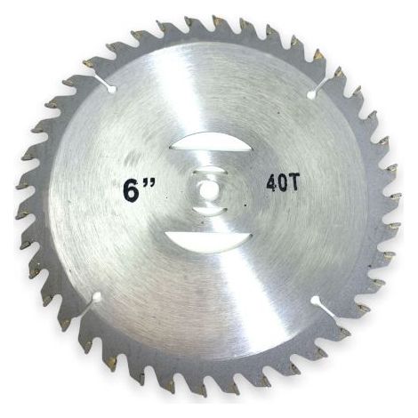 TESTINA DISCO DI RICAMBIO PER DECESPUGLIATORE TAGLIAERBA A BATTERIA 6" 40T (1/2)