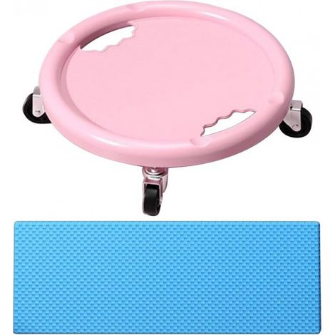 Rouleau abdominal à roulettes, roue de fitness rotative à 360 degrés, disques de glissement pour l'entraînement des muscles abdominaux. (1/5)