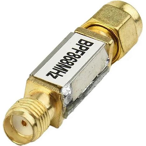 868 MHz HF-Bandpassfilter für EU IoT RFID-Empfänger, SMA-Schnittstelle, 2 MHz Bandbreite.