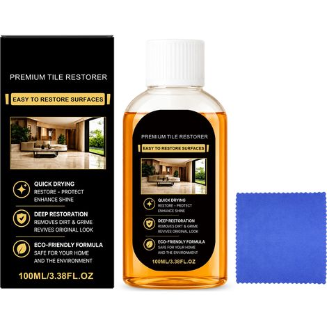 Un tube de rénovateur pour carrelage, idéal pour la rénovation, le nettoyage, l'élimination des rayures et l'entretien quotidien des sols carrelés. Plusieurs options disponibles. Tube de 100 ml, chiff (1/5)