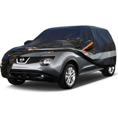 10-Schicht Autoabdeckung Wasserdicht Atmungsaktiv für Nissan Juke (2010-2018) Schwarz (1/5)