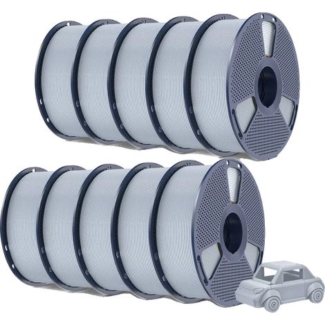 Filamento per stampante 3D, elevata resistenza, durezza, argento (1/2)