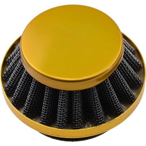 Filtre à air universel 42-44mm Remplacement pour 2 Stroke 43cc 47cc 49cc Scooter ATV Mini Pocketbike Mini Quad Gold (1/5)