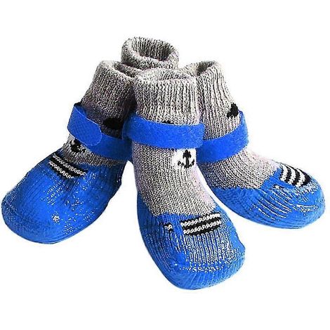 Rutschfeste Hundesocken, wasserdichte Hundestiefel, Baumwoll-Haustierschuhe (1/5)