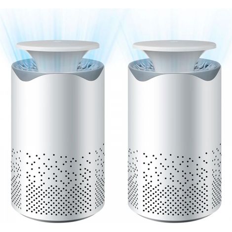 Purificateur d'air pour chambre à coucher, lot de 2 - Purificateur d'air domestique, filtre à air domestique, (1/4)
