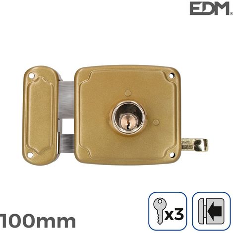 Serratura sinistra 100 mm 3 chiavi incluse