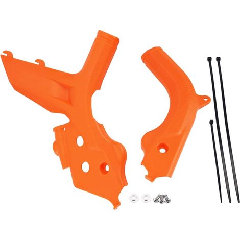 Questa protezione per il telaio della moto è compatibile con i modelli EXC, EXCF, XCW, XCFW, SX, SXF, XC, XCF 125, 200, 250, 300, 350, 450 e 2020. (1/3)