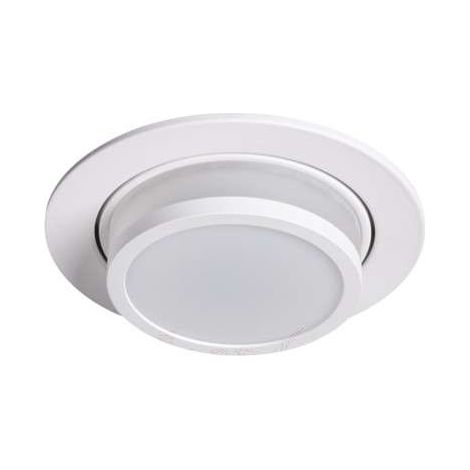 Spot encastré Kanlux AGEO 10W orientable blanc 33166 (1/5)