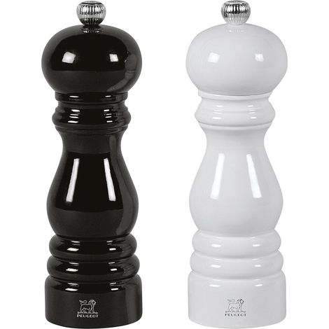Peugeot Duo Pfeffer- und Salzmühle schwarz und weiß 18 cm (1/2)
