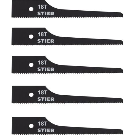 Lame de scie sauteuse STIER pour STS-100, 18 dents, 5 pièces 5 pièces (1/5)