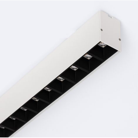 Barre Linéaire LED Suspendue 40W 1200mm (UGR19) Utah 4000K Blanc neutre (1/4)