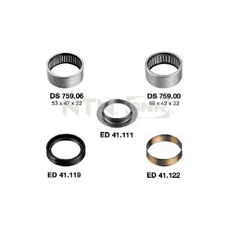 Kits de bras de suspension - KS559.00 - SNR - Compatible avec véhicule Peugeot, Citroen