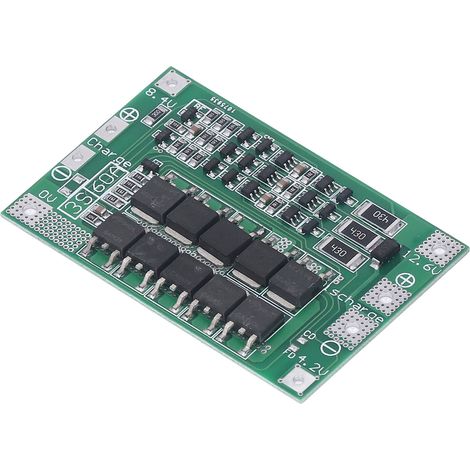 Batterieschutzplatine, Balancer-Lade-/Entlademodul 3S 60A 12,6V BMS für Lithiumbatterien (1/5)