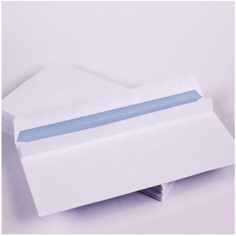 CCYKXAA Lot de 50 enveloppes postales blanches– Autoadhésives,Parfaites pour les lettres A4, la maison, le bureau, les envois po (1/4)