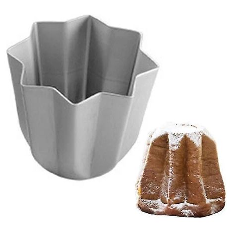 Moule à gâteau octogonal en alliage d'aluminium antiadhésif, adapté au pain pandoro. (1/5)